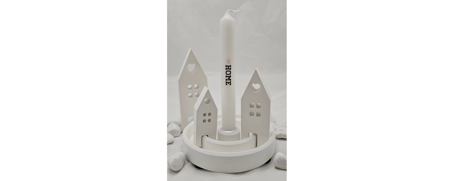 Tolles Geschenkset, Häuser, aus Raysin gegossen, das ganze Jahr ein toller Blickfang.