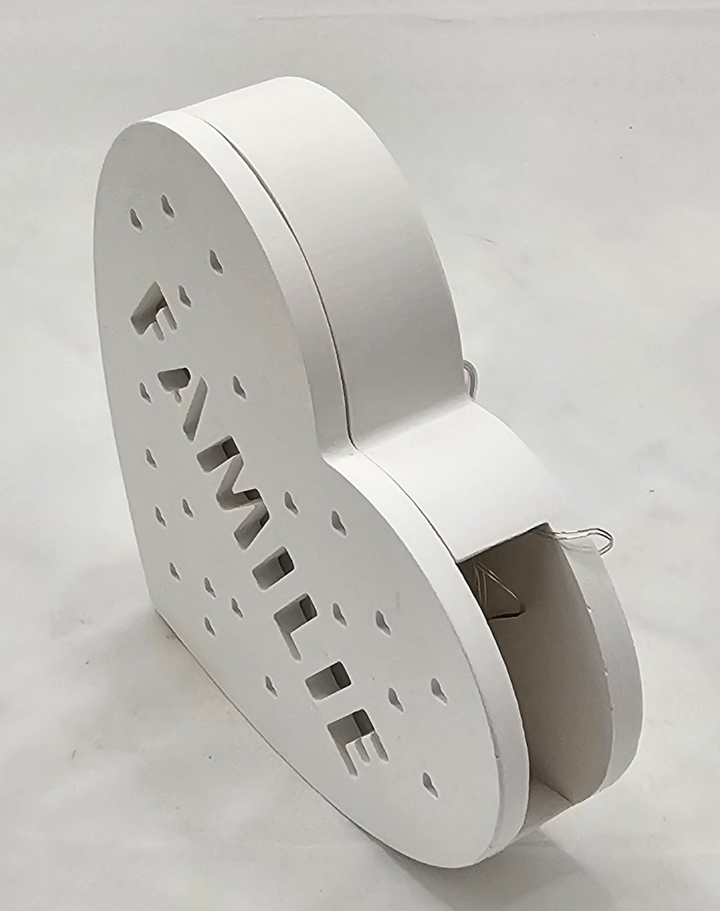 Kleine Lampe aus Raysin "Herzen", verschiedene Motive.