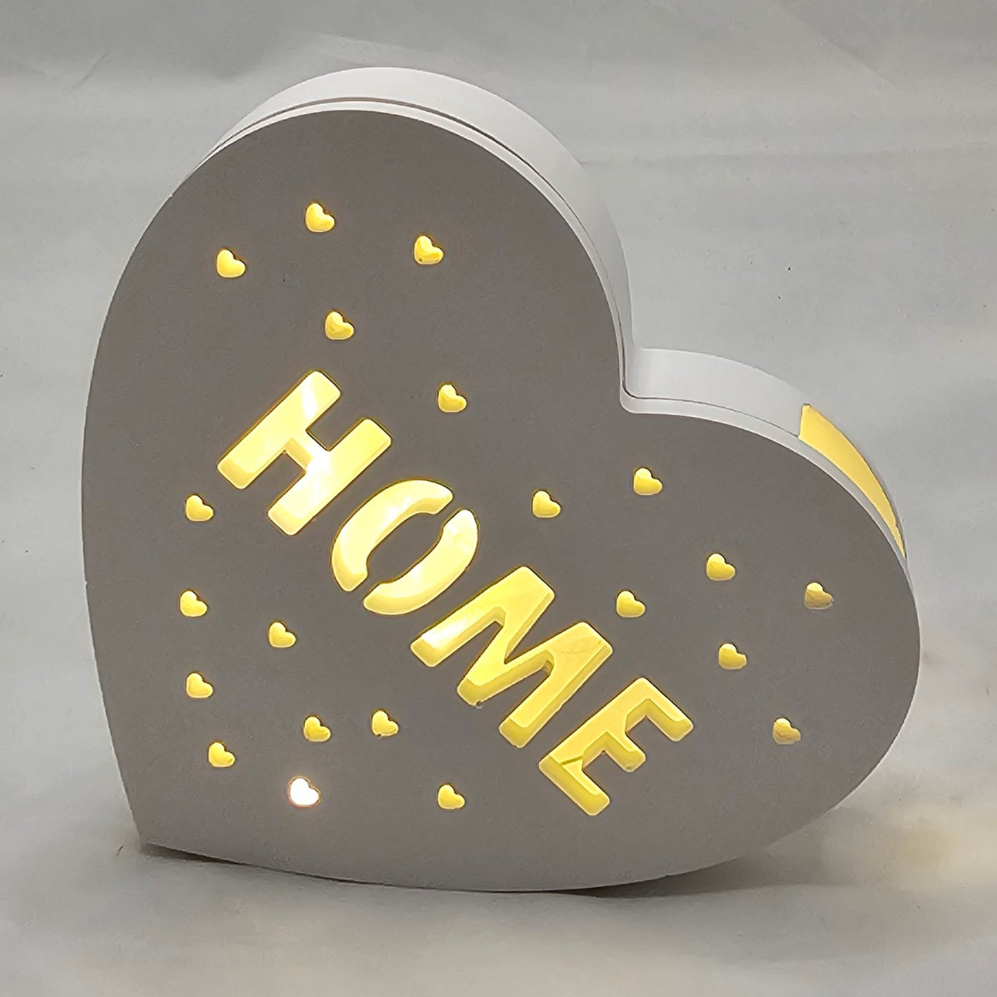 Kleine Lampe aus Raysin "Herzen", verschiedene Motive.