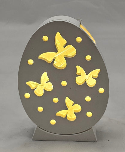 Kleine Lampe aus Raysin "Blume" oder "Ostereier".