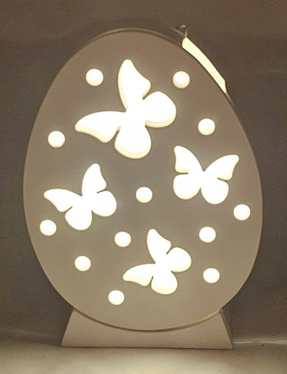 Kleine Lampe aus Raysin "Blume" oder "Ostereier".