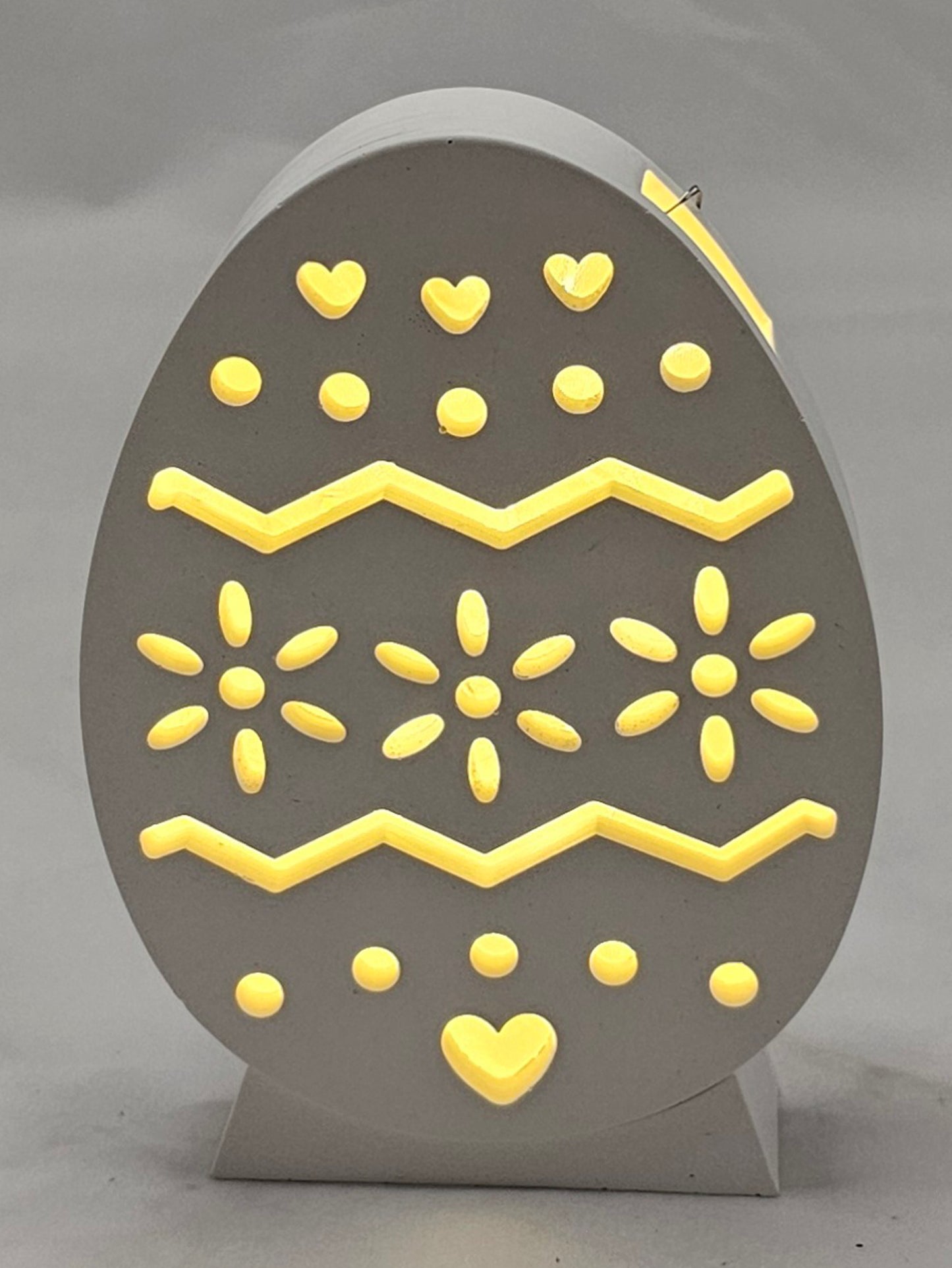 Kleine Lampe aus Raysin "Blume" oder "Ostereier".