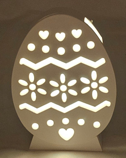 Kleine Lampe aus Raysin "Blume" oder "Ostereier".