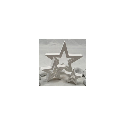 Sterne im 3er und 2er Set aus Raysin gegossen, Dekorationsartikel (Kopie)
