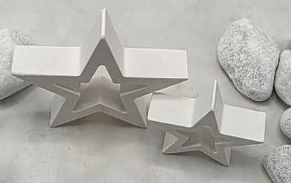 Sterne im 3er und 2er Set aus Raysin gegossen, Dekorationsartikel (Kopie)