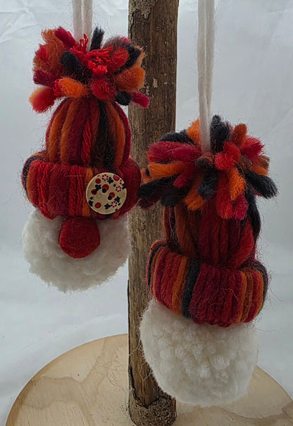 Wollwichtel zum hängen mit Knopf