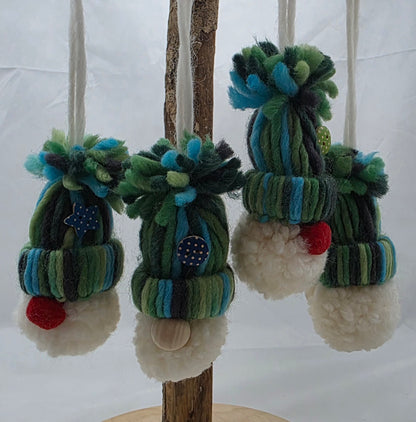 Wollwichtel zum hängen mit Knopf