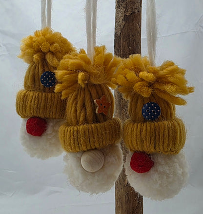 Wollwichtel zum hängen mit Knopf