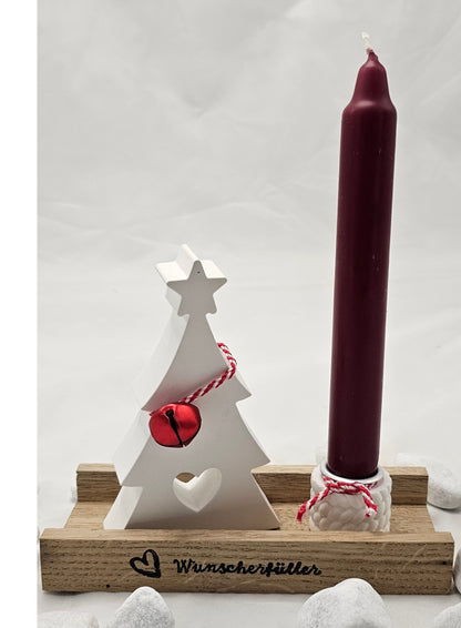 Geschenk Set "Wunscherfüller", aus Raysin gegossen im Klötzchenständer.