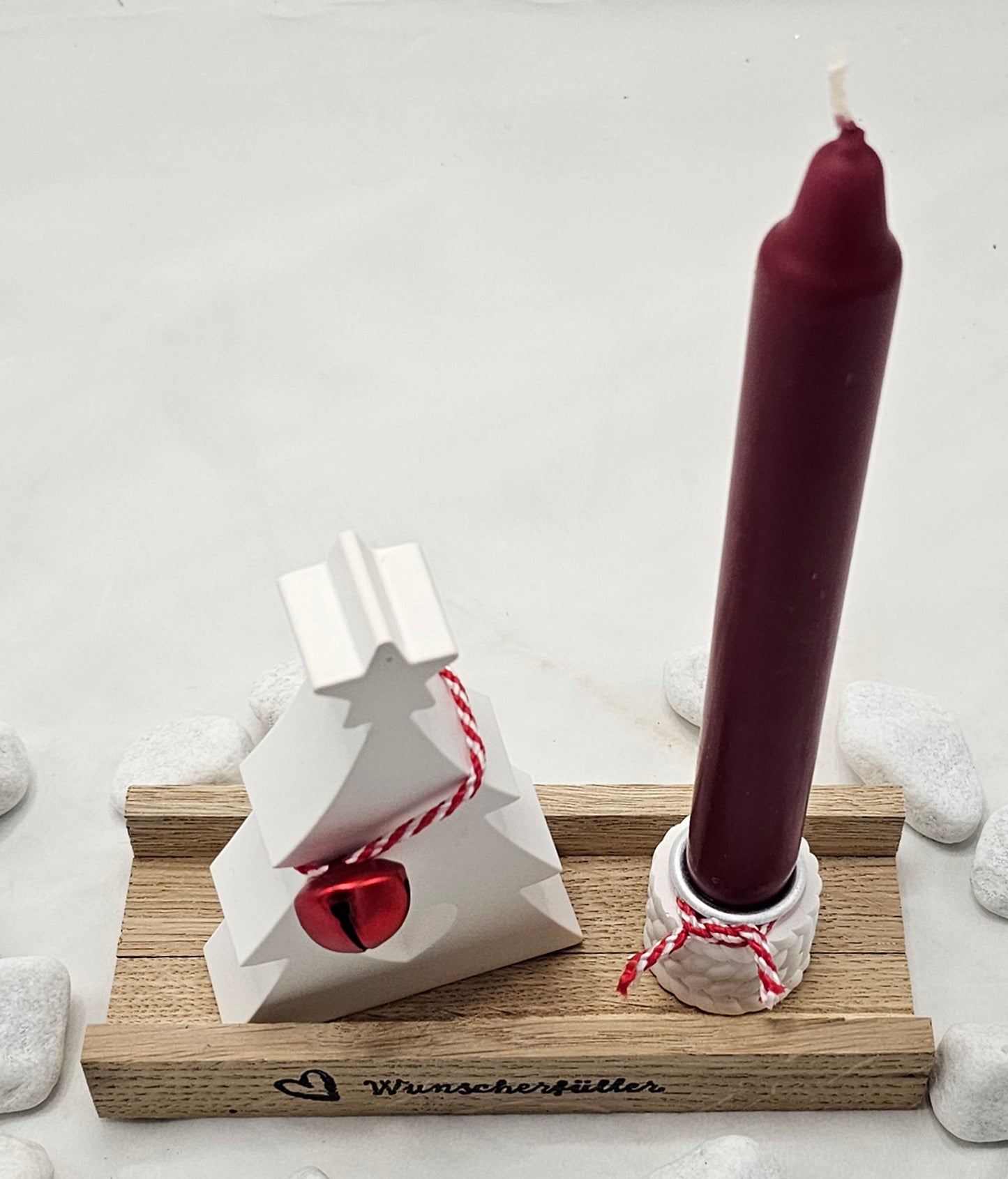 Geschenk Set "Wunscherfüller", aus Raysin gegossen im Klötzchenständer.